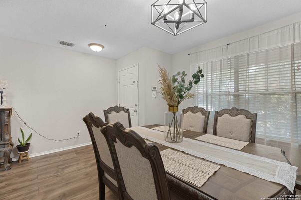 Dining room, Interior, Wood Texture Flooring