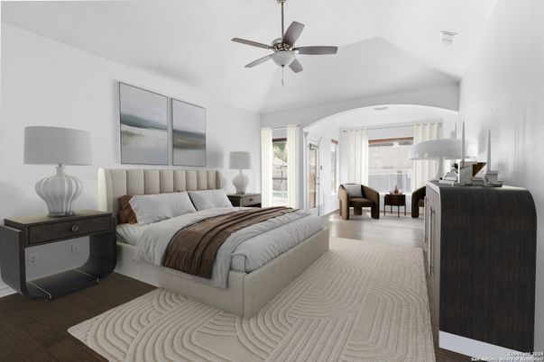 Bedroom, Interior, Wood Texture Flooring
