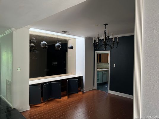 Chandelier, Interior, Pendant Lights, Wood Texture Flooring