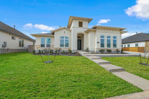 Backyard, Exterior, Facade, Mediterranean