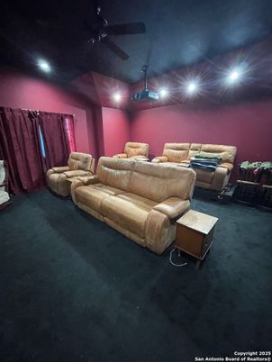 Home Theatre Room, Interior, Projection Screen, Recessed Lighting, Theatre Room