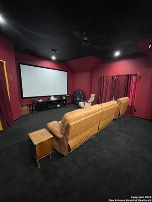 Interior, Projection Screen, Recessed Lighting, Theatre Room