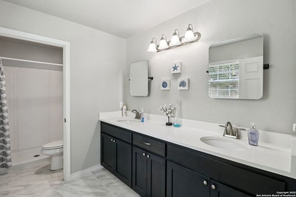 Bathroom, Dual Sink Vanities, Interior, Marble