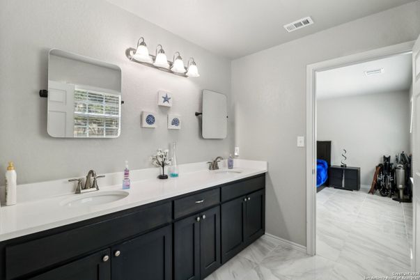 Bathroom, Dual Sink Vanities, Interior, Marble