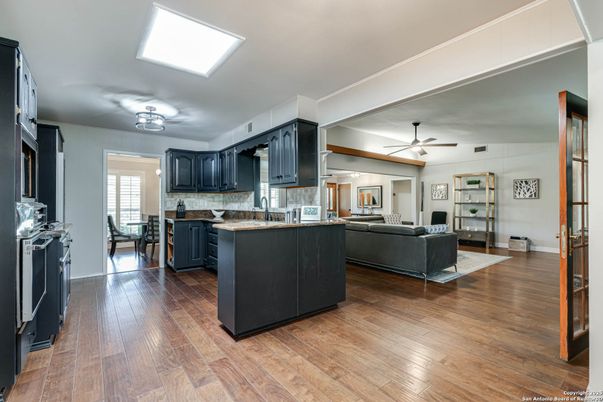 Interior, Kitchen, Living room, Wood Texture Flooring