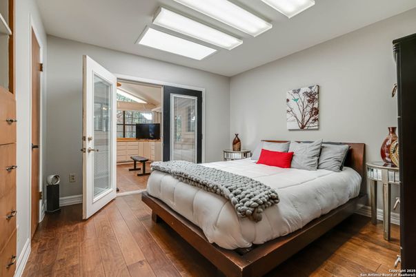 Bedroom, Interior, Wood Texture Flooring