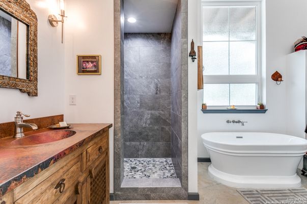 Bathroom, Free Standing Baths, Interior, Recessed Lighting