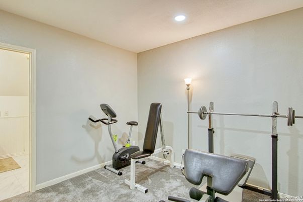Fitness Equipment, Interior, Recessed Lighting