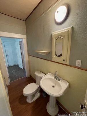 Bathroom, Interior, Wood Texture Flooring