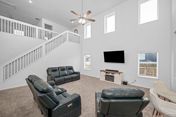 Interior, Living room, Recessed Lighting