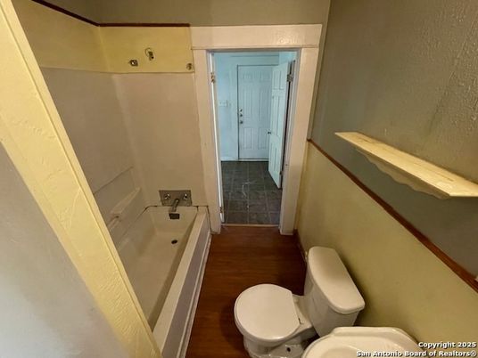 Bathroom, Interior, Wood Texture Flooring