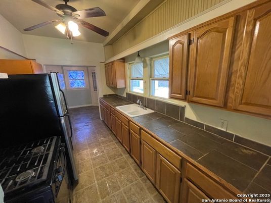 Interior, Kitchen, Tile Countertops