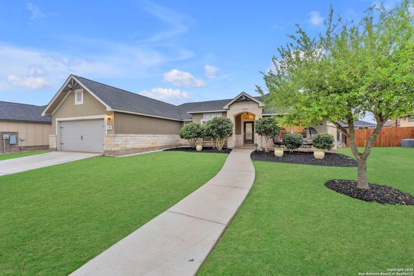 Attached, Backyard, Exterior, Facade, Ranch