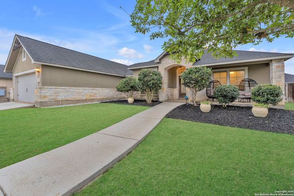 Attached, Backyard, Exterior, Facade, Ranch