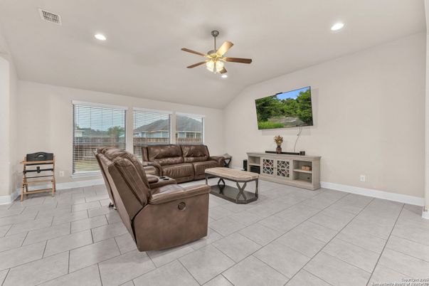 Interior, Living room, Recessed Lighting