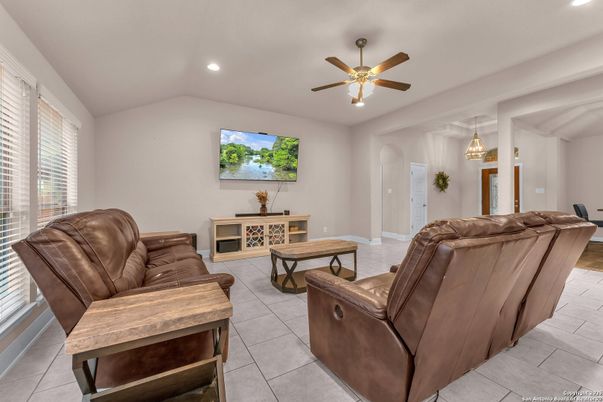Interior, Living room, Recessed Lighting