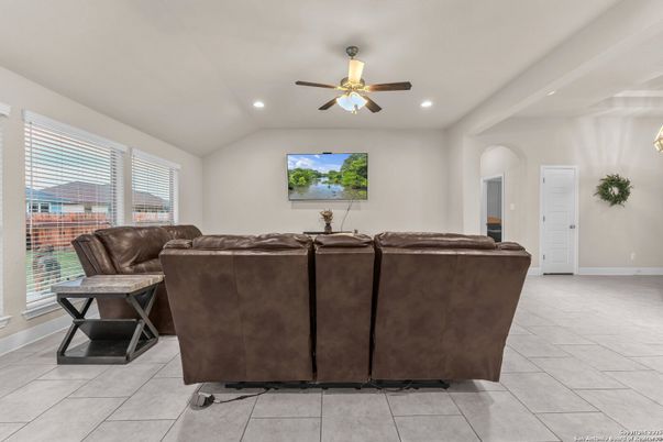 Interior, Living room, Recessed Lighting