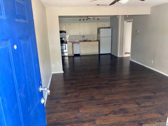Interior, Kitchen, Wood Texture Flooring