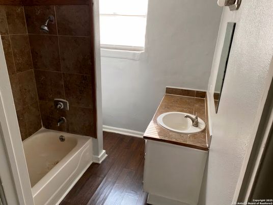 Bathroom, Interior, Wood Texture Flooring