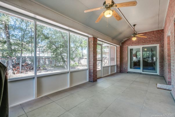 Empty room, Interior, Stone Walls, Sun Room