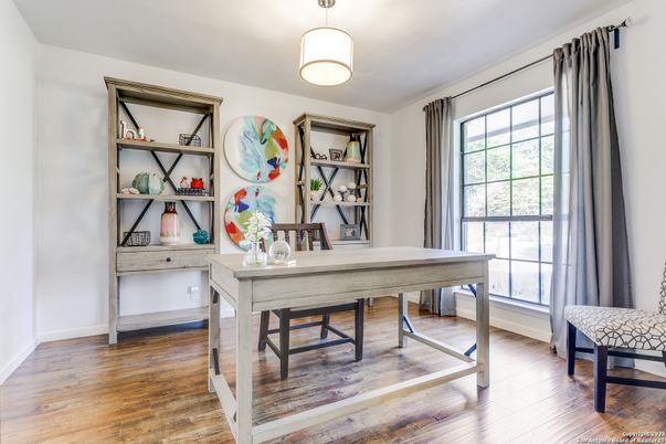 Home Office, Interior, Wood Texture Flooring