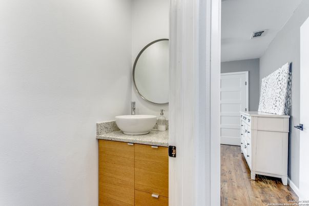 Bathroom, Interior, Wood Texture Flooring