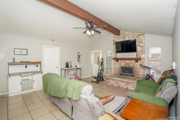 Fireplace, Interior, Living room, Stone Walls