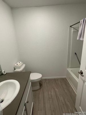 Bathroom, Interior, Wood Texture Flooring