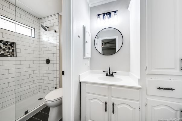 Bathroom, Glass Shower, Interior