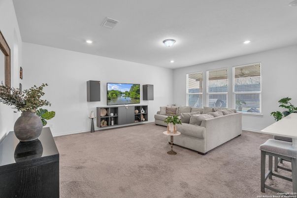 Interior, Living room, Recessed Lighting