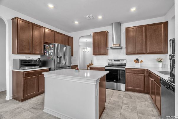 Interior, Kitchen, Recessed Lighting, Stainless Steel Appliances