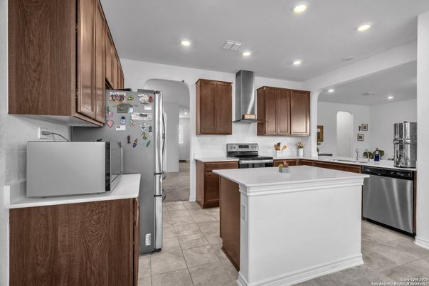 Interior, Kitchen, Recessed Lighting, Stainless Steel Appliances