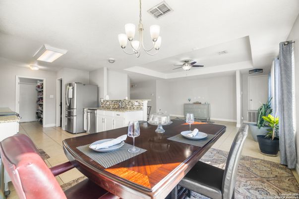 Chandelier, Dining room, Interior, Kitchen