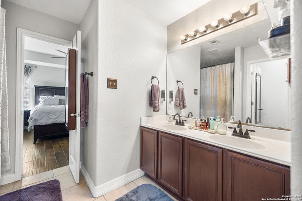 Bathroom, Bedroom, Dual Sink Vanities, Interior, Wood Texture Flooring