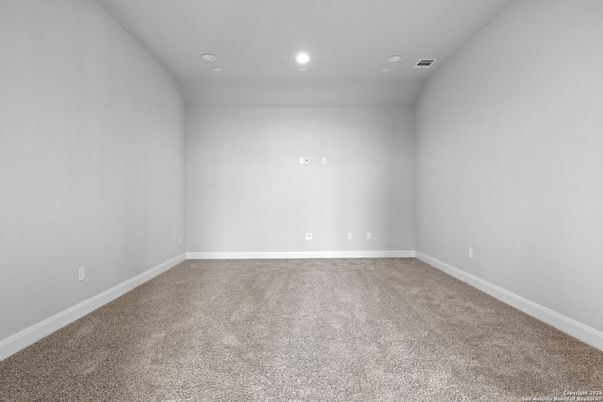 Empty room, Interior, Recessed Lighting