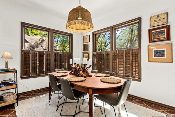 Dining room, Interior, Pendant Lights