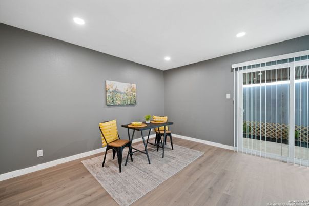 Interior, Recessed Lighting, Wood Texture Flooring