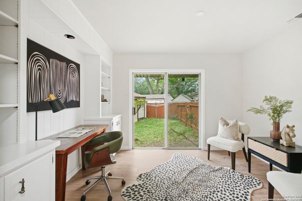 Home Office, Interior, Wood Texture Flooring