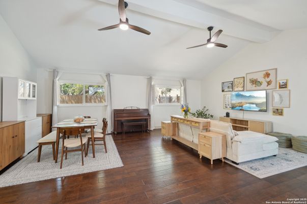 Dining room, Interior, Piano, Wood Texture Flooring
