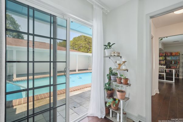 Interior, Pool, Wood Texture Flooring