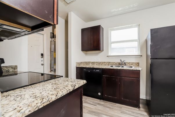Interior, Kitchen, Wood Texture Flooring