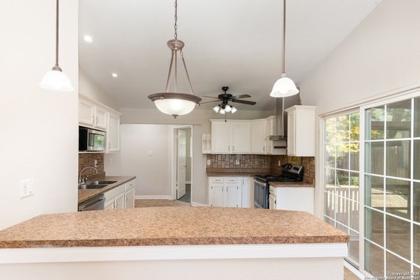 Interior, Kitchen, Pendant Lights, Recessed Lighting