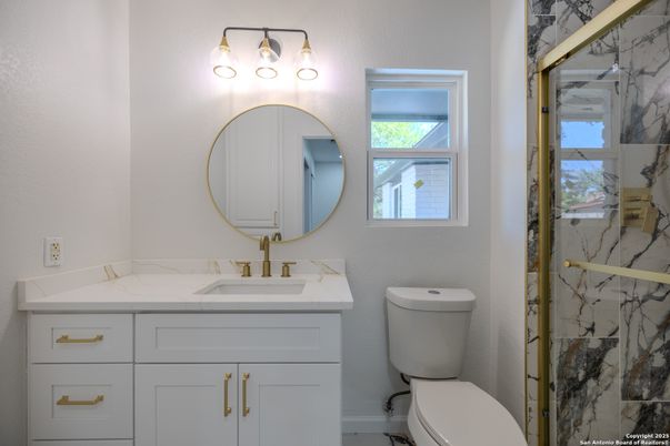 Bathroom, Dual Sink Vanities, Interior, Marble Walls