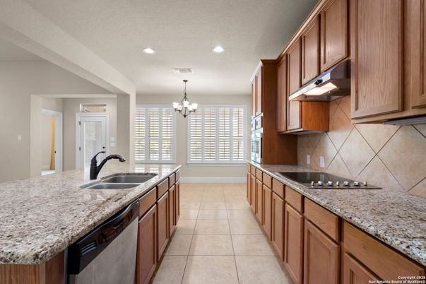 Chandelier, Interior, Kitchen, Recessed Lighting