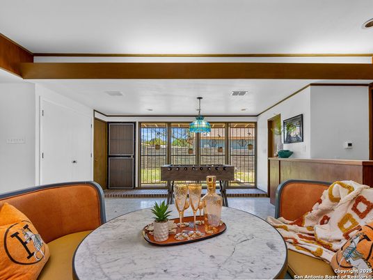 Dining room, Game Room, Interior, Pendant Lights