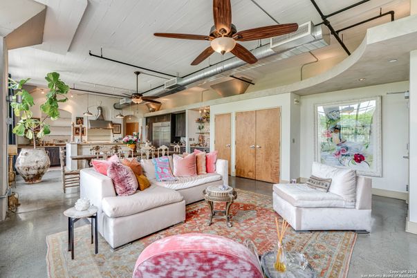 Interior, Kitchen, Living room, Recessed Lighting
