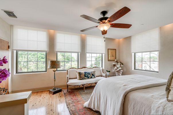 Bedroom, Interior, Wood Texture Flooring