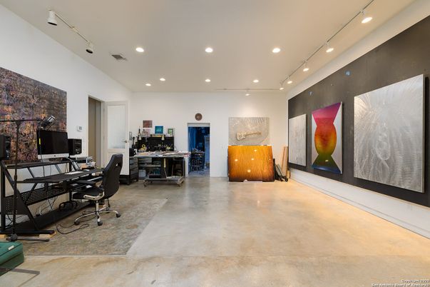 Home Office, Interior, Recessed Lighting