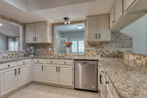 Interior, Kitchen, Stainless Steel Appliances, Stone Walls