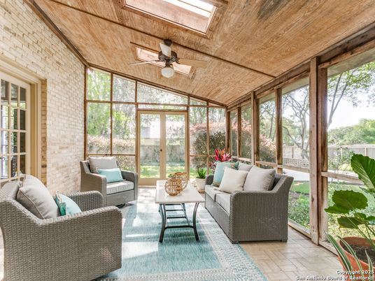Interior, Living room, Stone Walls, Sun Room, Wooden Ceilings